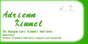 adrienn kimmel business card